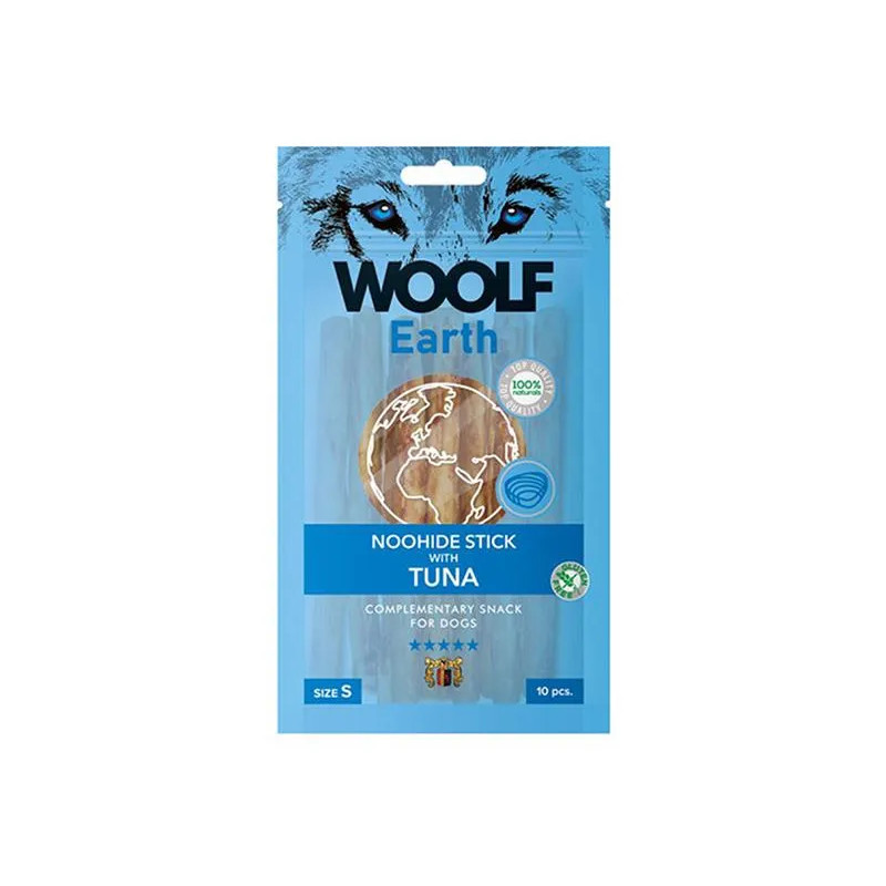 Priboljšek Woolf Dog Earth NOOHIDE S Tuna 90 g
