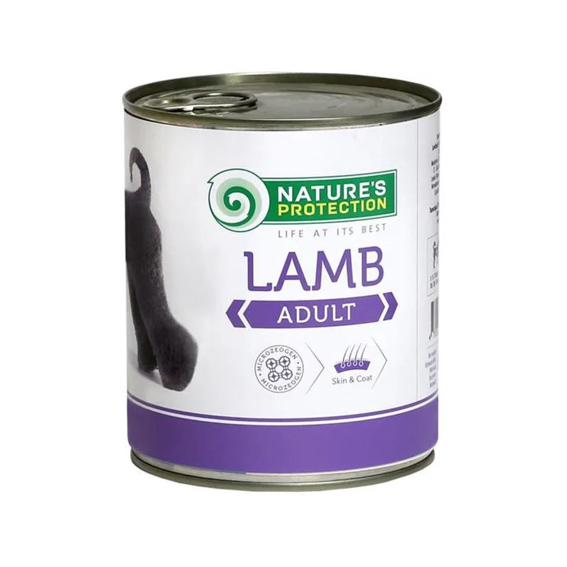 Natures P KONZERVA za pse za odrasle z jagnjetino 800 g