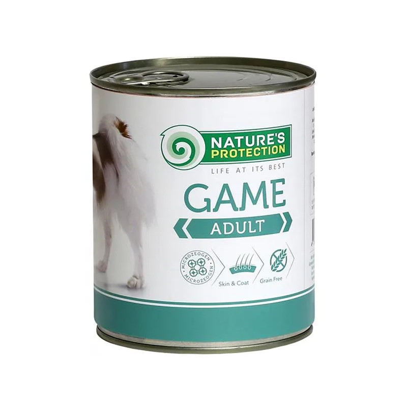Natures P KONZERVA dog adult game 800 g