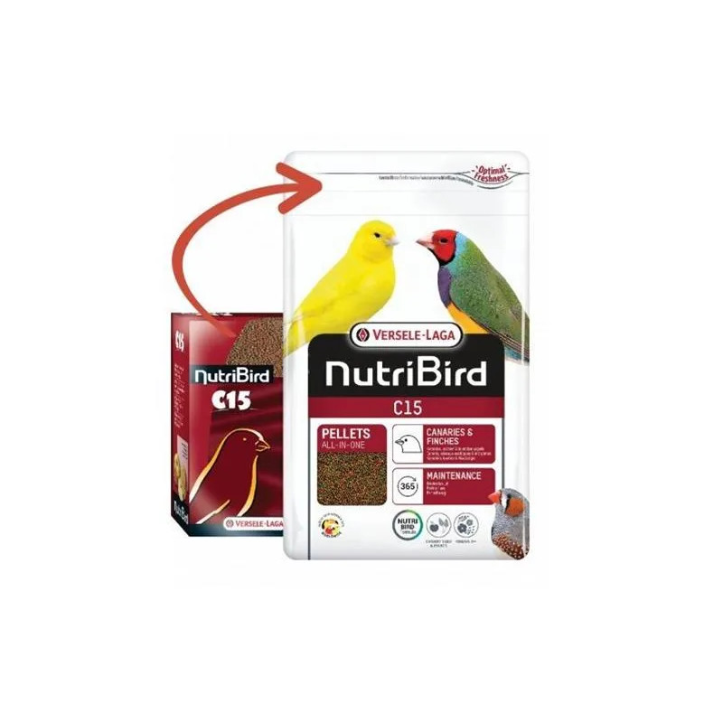 VL Orlux NutriBird C15- extrudy pre kanáriky a exoty na denné kŕmenie 1 kg