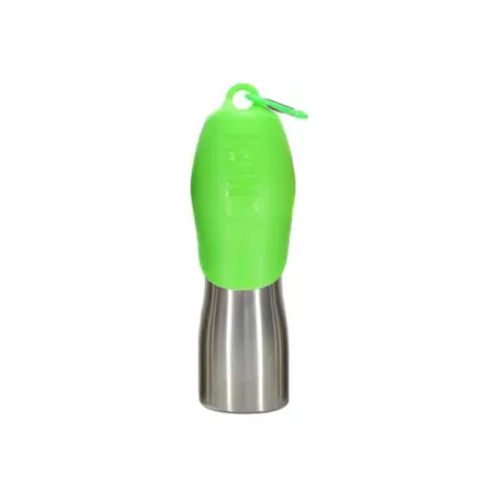 Nerjaveča steklenica za vodo za psa, zelena KONG H2O (740 ml/25 oz) Stainless Steel Bottle Green