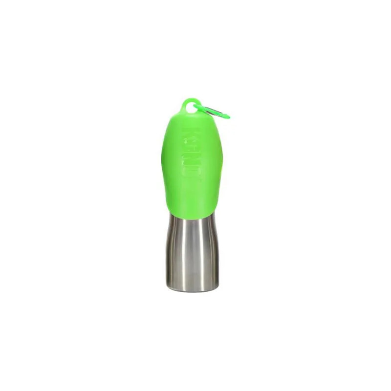 Nerjaveča steklenica za vodo za psa, zelena KONG H2O (740 ml/25 oz) Stainless Steel Bottle Green