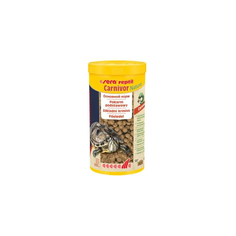 Sera Reptil Professional Carnivor Nature krmivo pre mäsožravé reptílie a vodné korytnačky 1000 ml