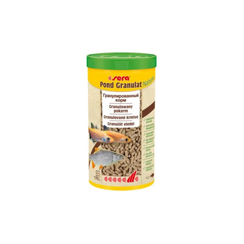 Sera Pond Granulat Nature krmivo pre jazierkové ryby 1000 ml