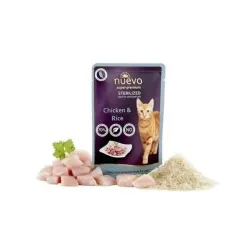 NUEVO Cat Sterilized Chicken with Rice bal. 16 x 85 g vrečkice