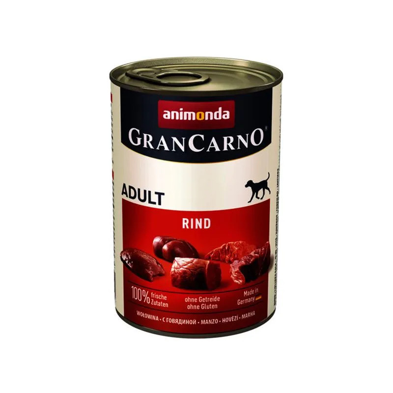 Animonda GRANCARNO® dog adult hovädzie bal. 6 x 400g konzerva