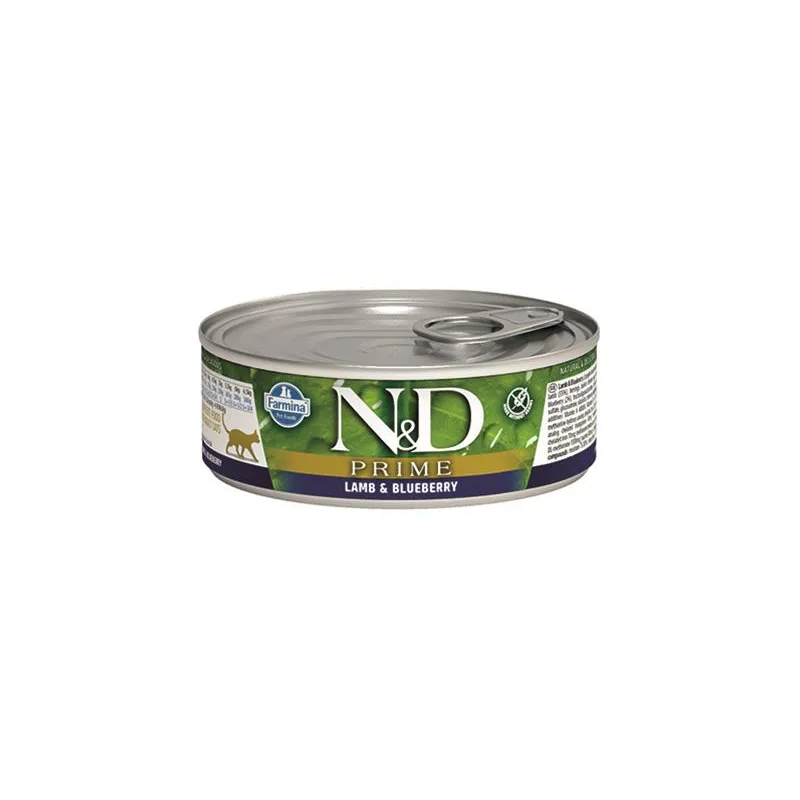 Farmina N&D cat PRIME lamb & blueberry konzerva 70 g