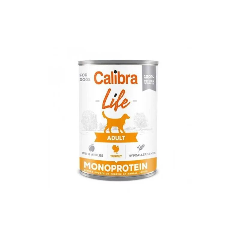 Calibra KONZERVA dog Adult Life Turkey & Apple 6 x 400g