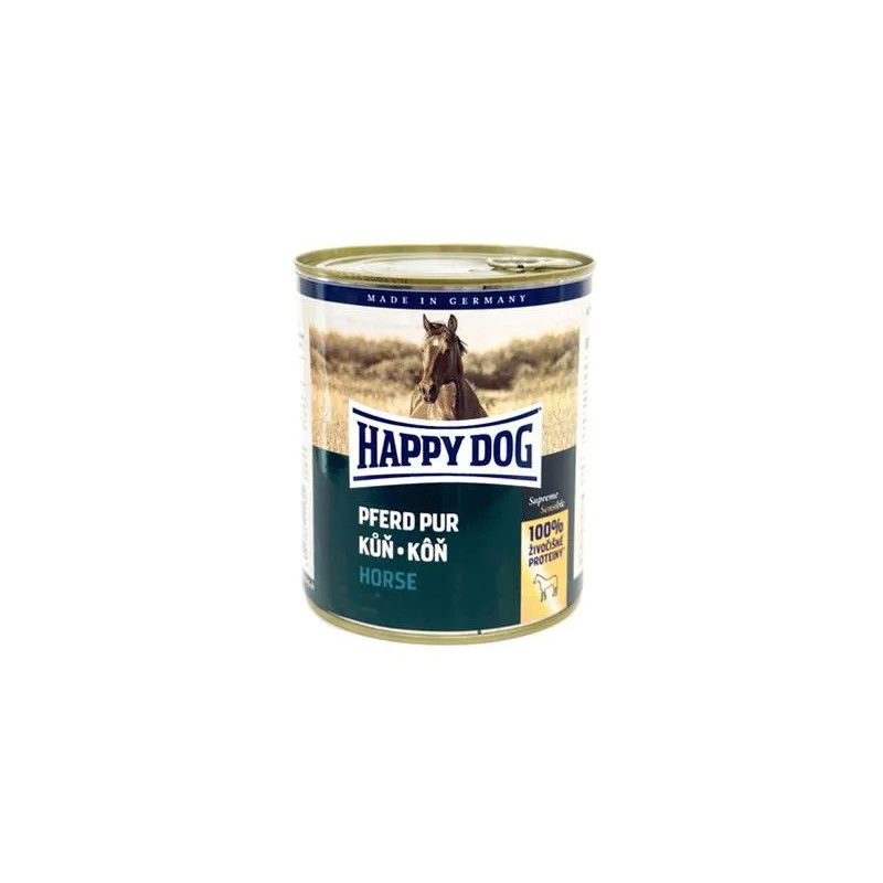 Happy Dog PREMIUM - Fleisch Pur - konzerva s konskim mesom 400 g