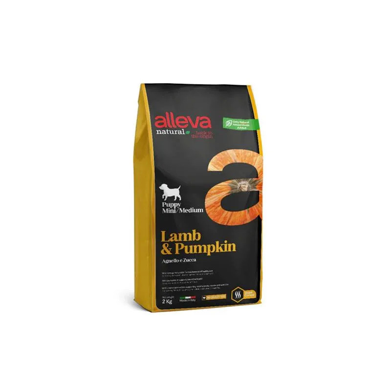 Alleva NATURAL dog puppy all breeds lamb & pumpkin 2 kg