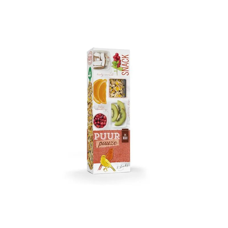 PUUR pauze Sticks canary cranberrry & kiwi  - lahodné tyčinky s ovocím 60 g