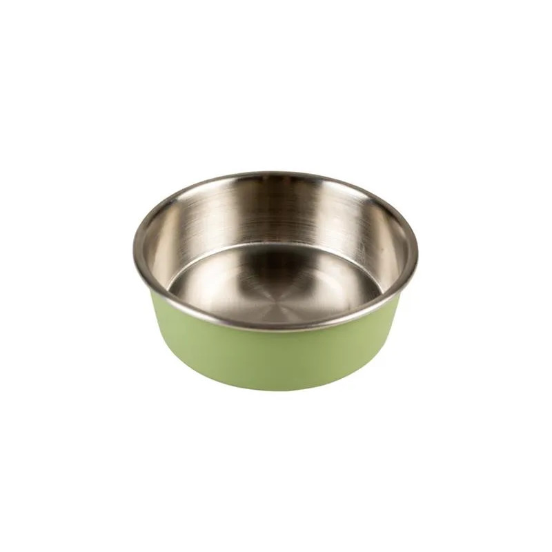 Miska DUVO+ Inox nerezová matná zelená 240ml - priemer 11,1cm