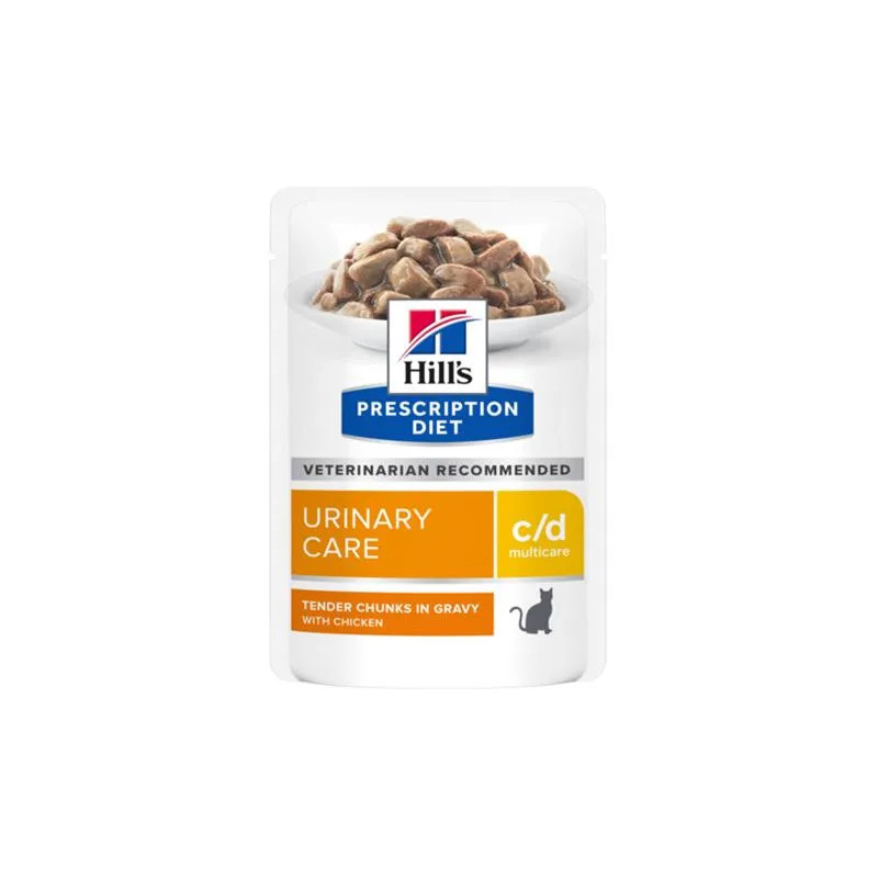 HILLS Diet Feline c/d Multicare KAPSIČKA chicken NEW 12x85 g