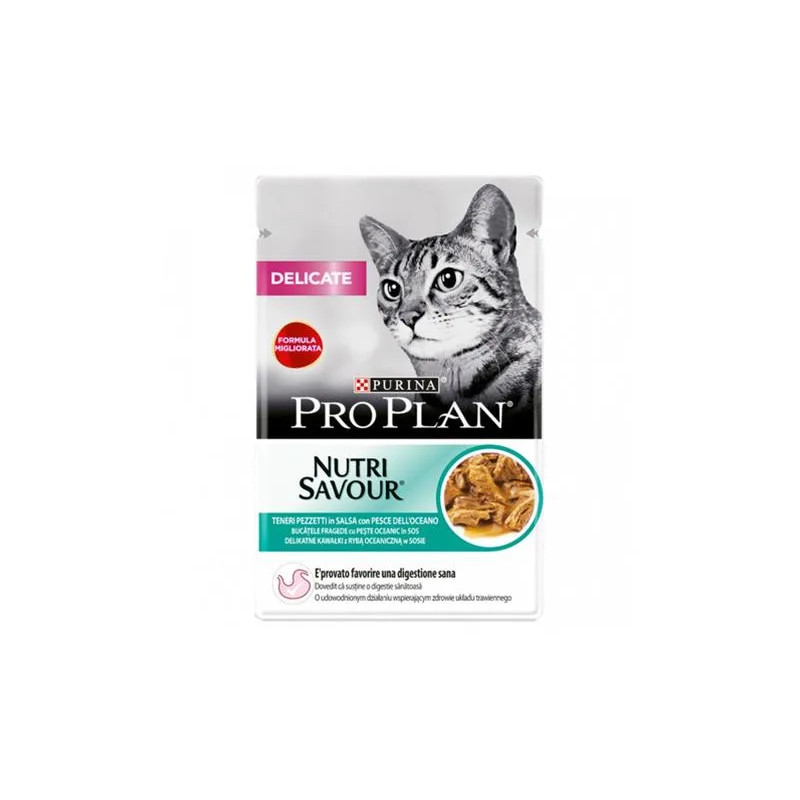 ProPlan MO Cat Adult delicate morské ryby kapsička 26x85 g