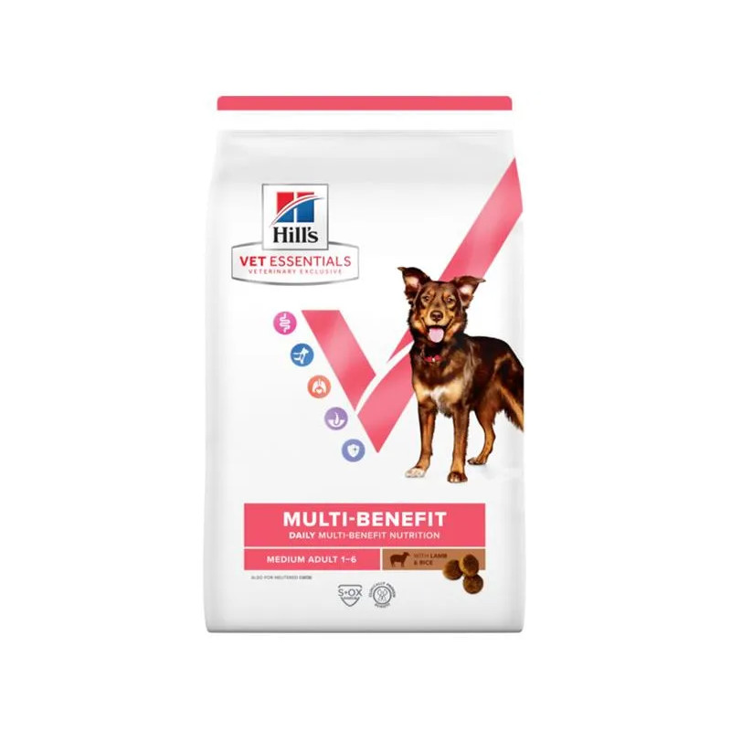 HILLS VE Canine Multi Benefit Adult Medium Lamb& Rice 10 kg NEW