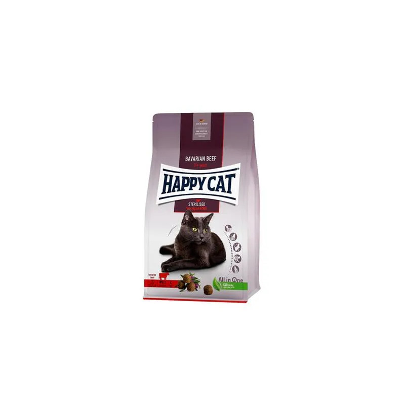 Happy Cat SUPREME - Sterilised Voralpen-Rind / Hovädzie 1,3 kg