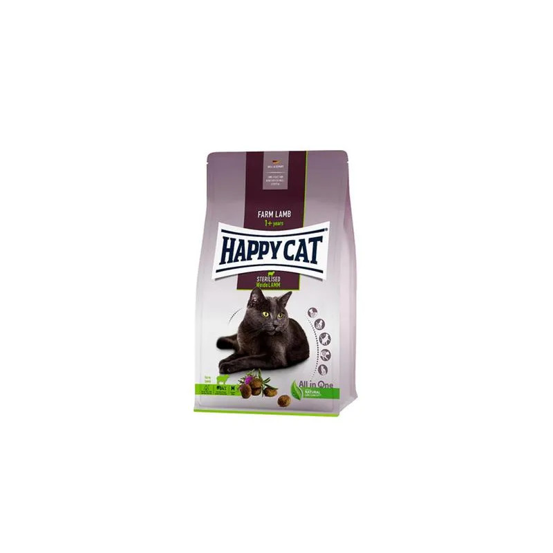 Happy Cat SUPREME - Sterilised Weide-Lamm / Jahňacie 1,3 kg