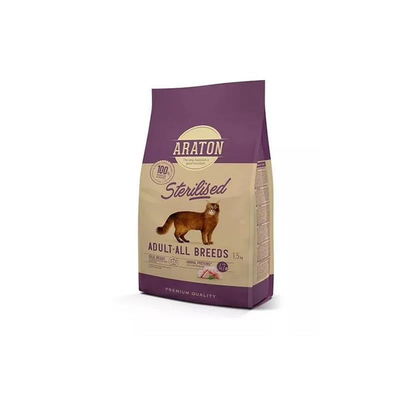 ARATON cat adult sterilised NEW 1,5 kg