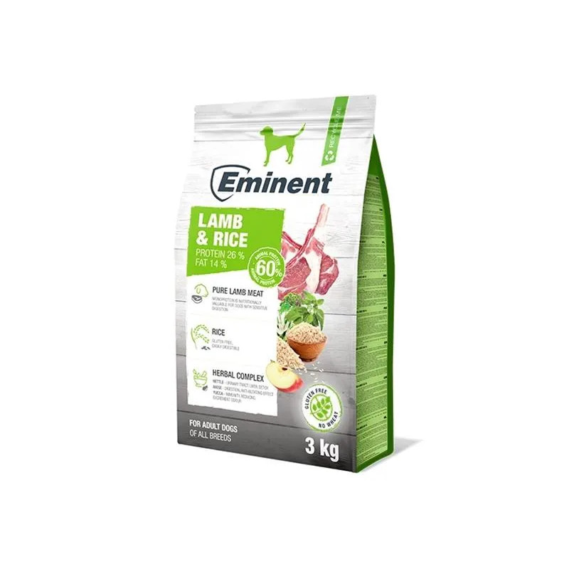 Eminent Dog Lamb & Rice NEW 3 kg