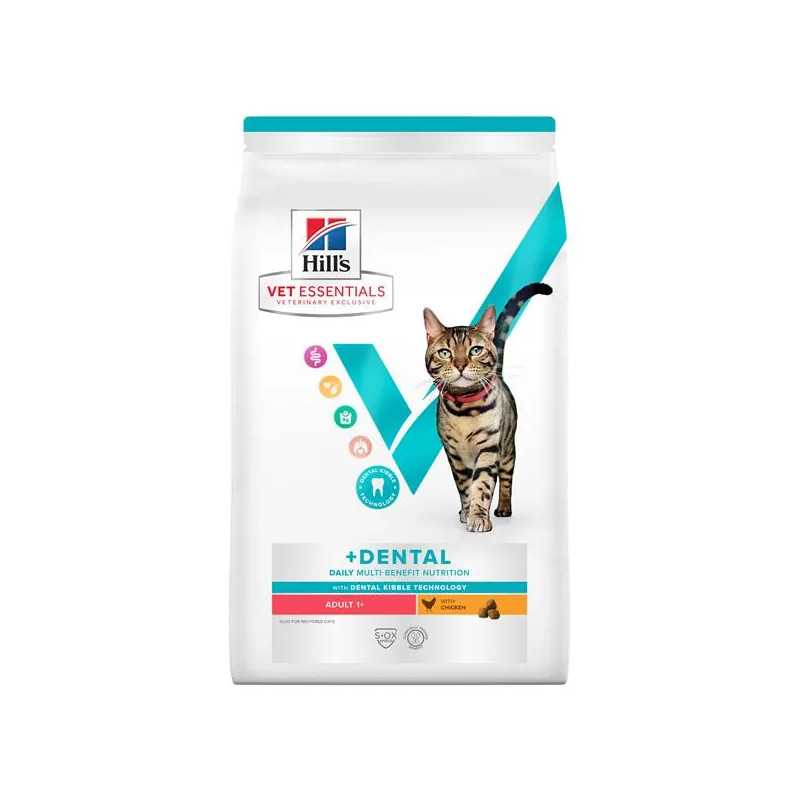 HILLS VE Feline Multi Benefit Adult Dental chicken 1,5 kg