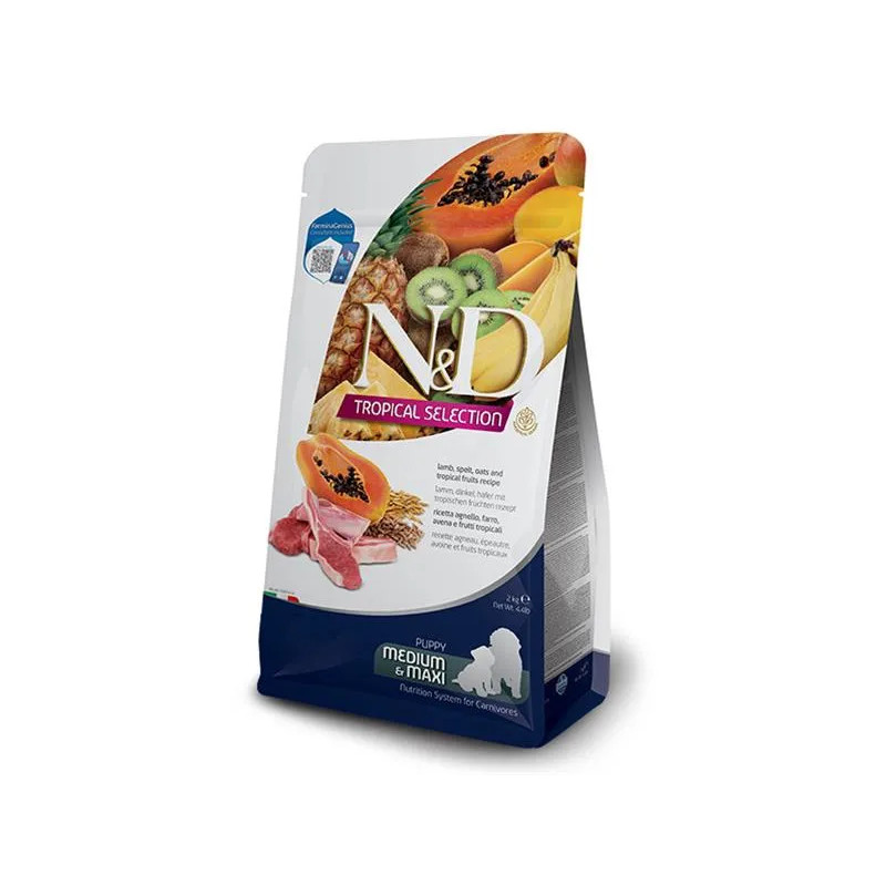 Farmina N&D dog TROPICAL SELECTION (AG) puppy medium & maxi, lamb 10 kg