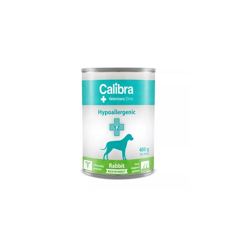 Calibra VD Dog Hypoallergenic Rabit&Insect  konzerva 6 x 400 g