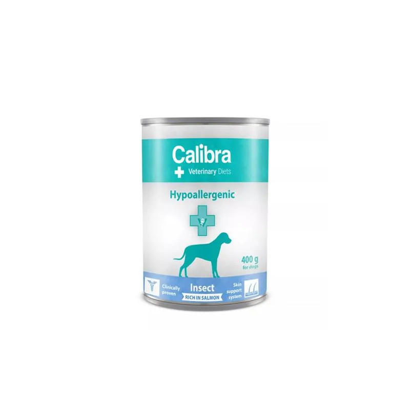 Calibra VD Dog Hypoallergenic  Insect&Salmon konzerva  6 x 400 g