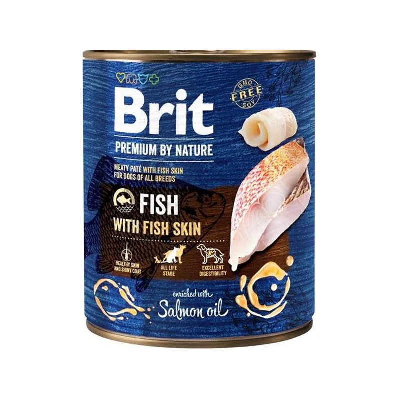 Brit Premium by Nature dog Fish with Fish shin 6 x 800 g konzerva