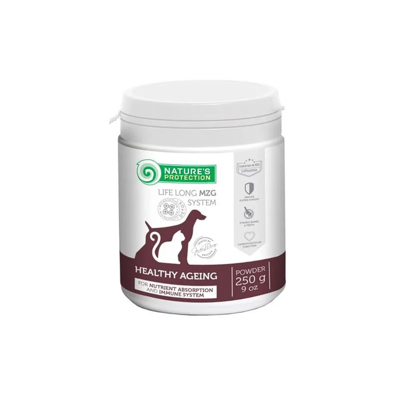 Natures P MicroZeoGen healthy ageing dog & cat senior teeth, joints & bones 250 g