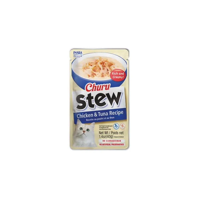 Inaba CIAO Stew Cat Kapsička Kura & Tuniak 12 x 40 g