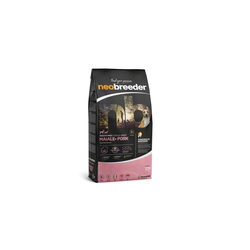 Alleva NEO BREEDER dog adult medium & maxi pork 12 kg