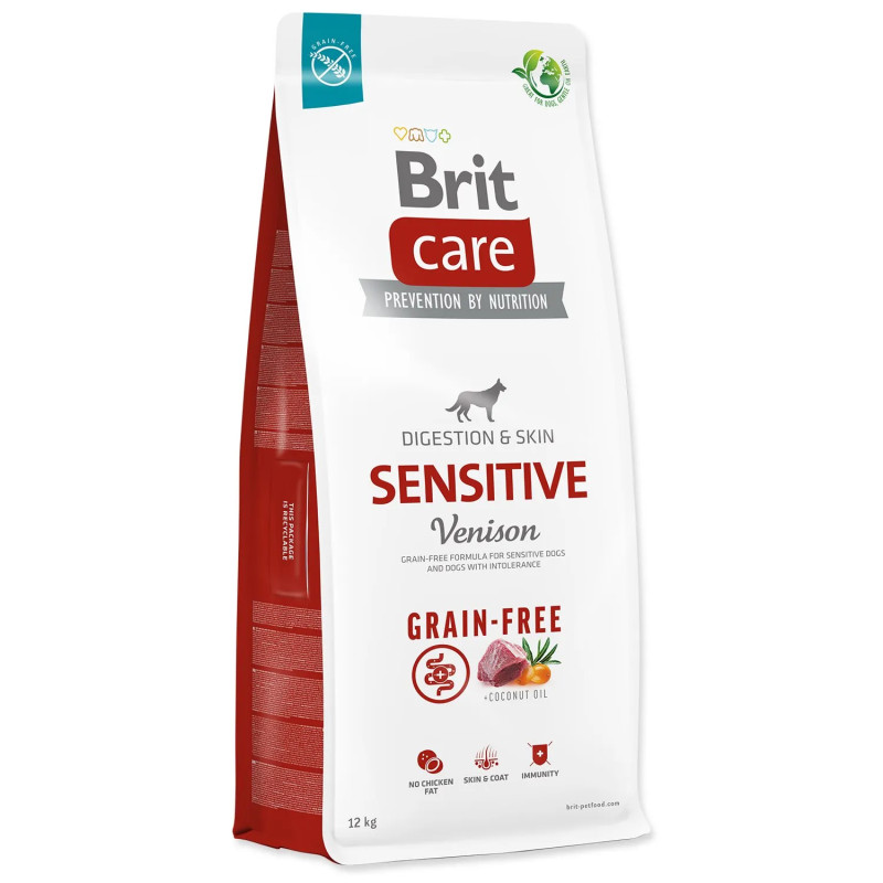 Krmilo Brit Care Dog Grain-free Sensitive Venison 12 kg