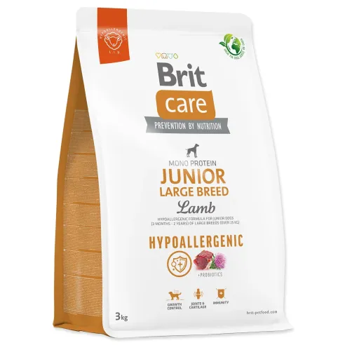 Hrana Brit Care Dog Hypoallergenic Junior Large Breed Lamb 3 kg
