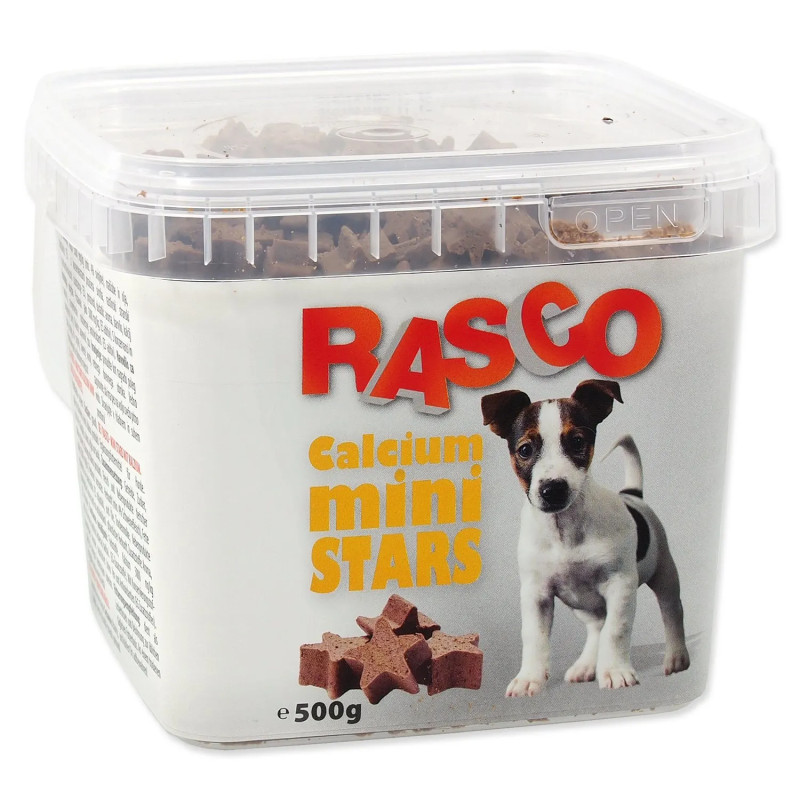 Posladek Rasco mini zvezdice s kalcijem 0,7 cm 500 g