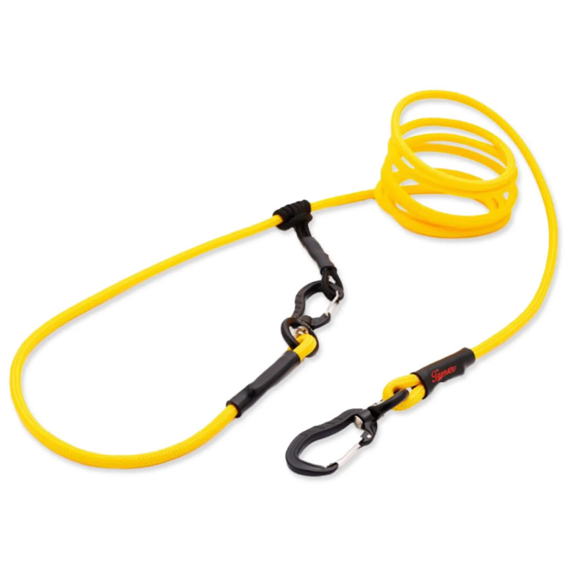 Vrvni povodec Tamer Easylong Twist Mini rumen 2 m
