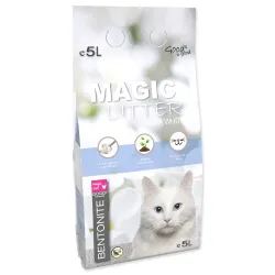 Podlaga Magic Litter Bentonite Ultra White 5 l/4,4 kg