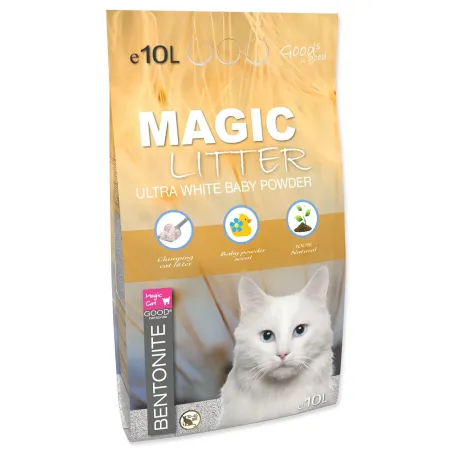 Magic Litter Bentonite Ultra otroški puder 10 l