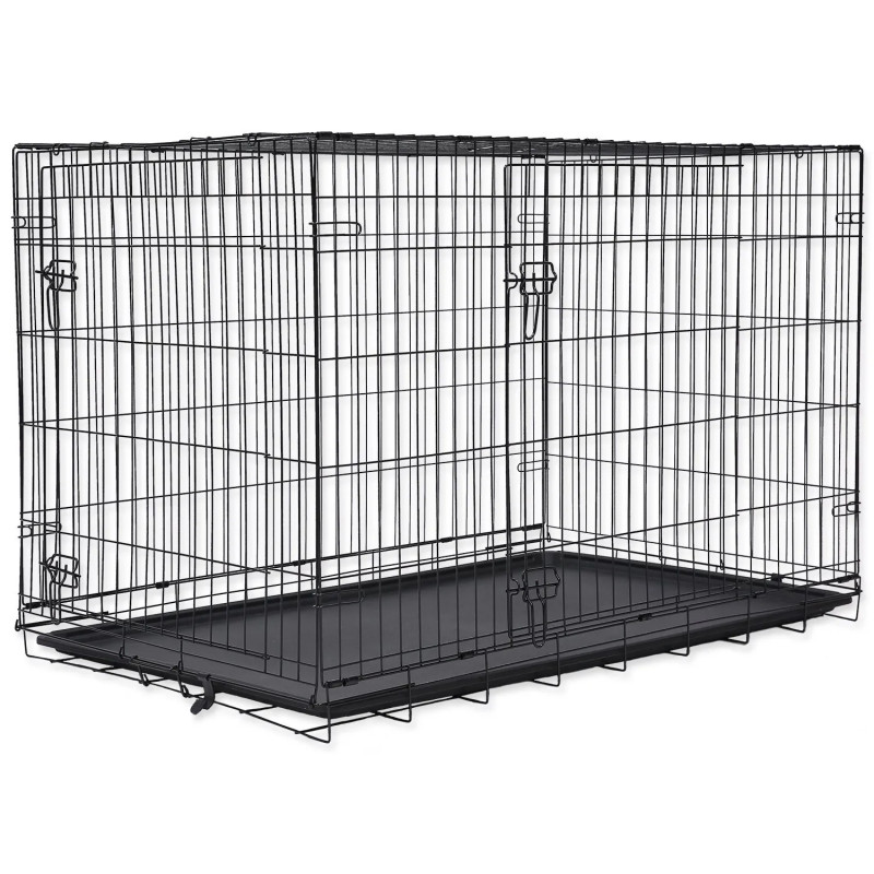 Kletka Dog Fantasy zložljiva XXL 2 vrata 121x74x82 cm