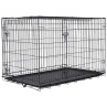 Kletka Dog Fantasy zložljiva XXL 2 vrata 121x74x82 cm