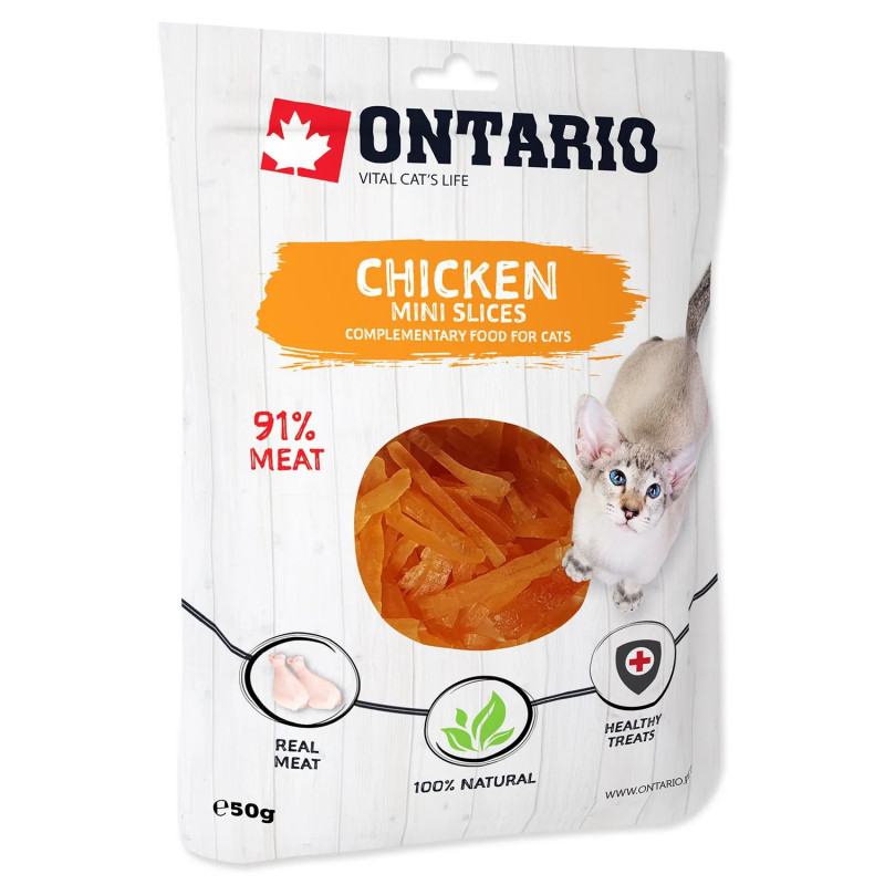 Pochúťka Ontario piščančji mini koščki 50 g