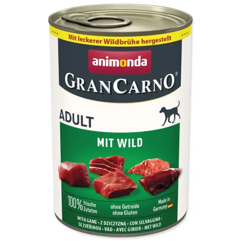 Konzerva Animonda Gran Carno Adult z divjačino 400 g