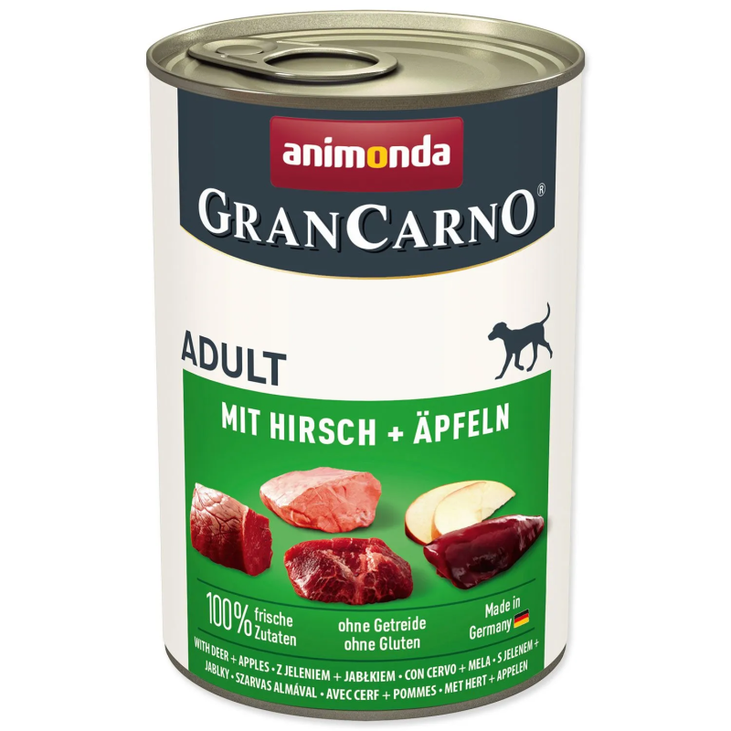 Animonda Gran Carno Adult konzerva z jelenom in jabolki 400 g