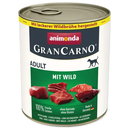 Konzerva Animonda Gran Carno Adult z divjačino 800 g