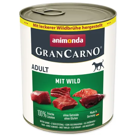 Konzerva Animonda Gran Carno Adult z divjačino 800 g