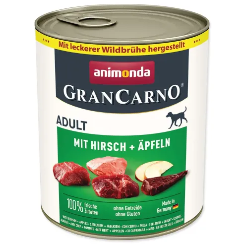 Konzerva Animonda Gran Carno Adult z jelenom in jabolki 800 g