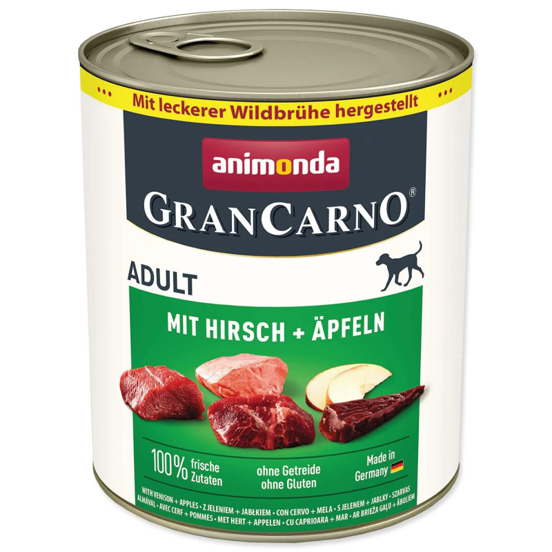 Konzerva Animonda Gran Carno Adult z jelenom in jabolki 800 g