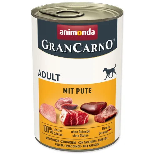 Konzerva Animonda GranCarno Adult s puranom 400 g