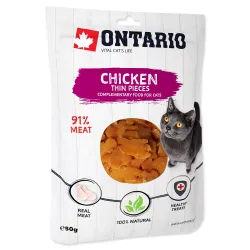 Poslastica Ontario piščančji tanki koščki 50 g