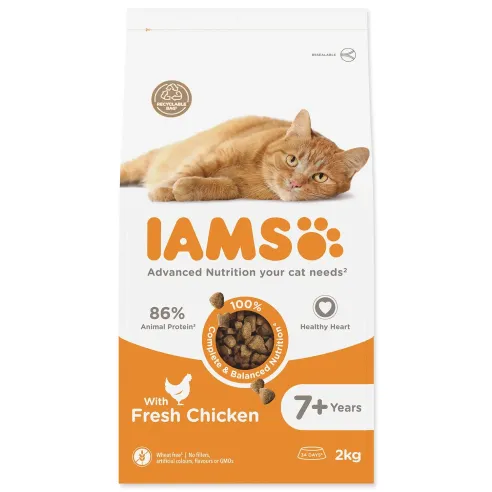 Hrana IAMS Cat Senior Chicken 2 kg