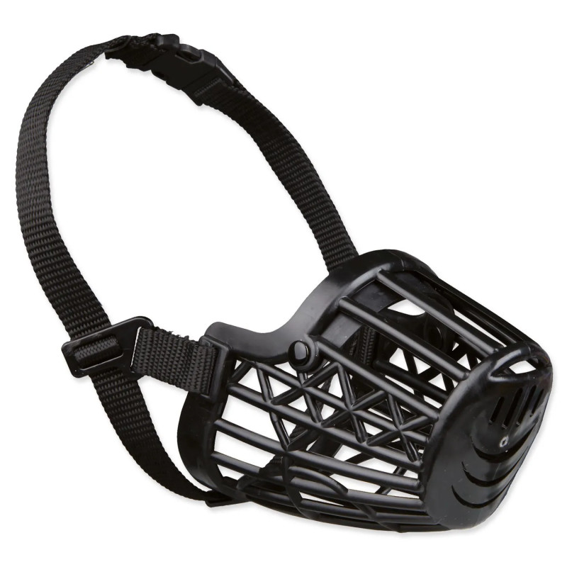 Plastičen nagobčnik Trixie črn L 32 cm